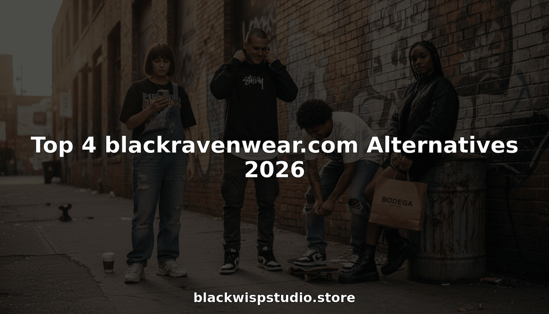 Top 4 blackravenwear.com Alternatives 2026 - BlackWisp.Studio