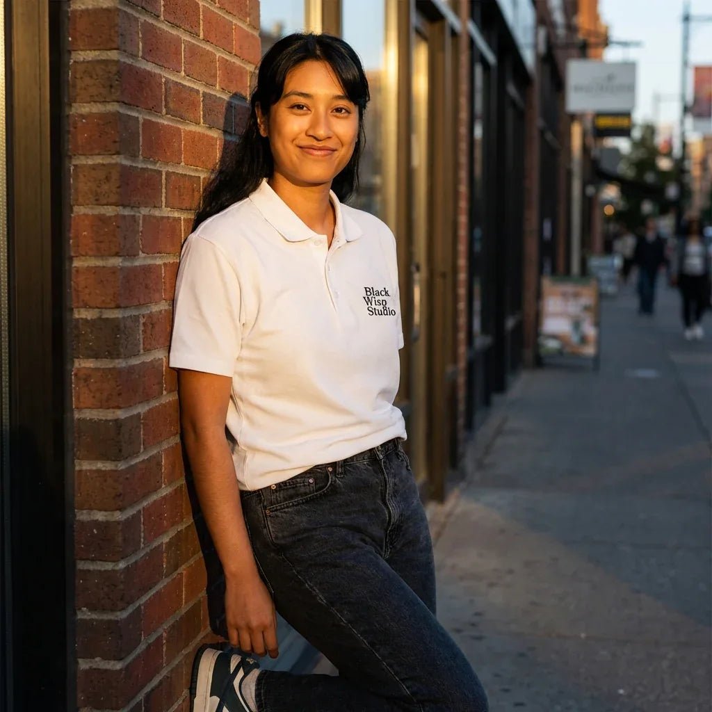 Classic Represent Women's Polo WhiteOnly - BlackWisp.StudiopoloBlackWisp.StudioBlackWisp.Studio