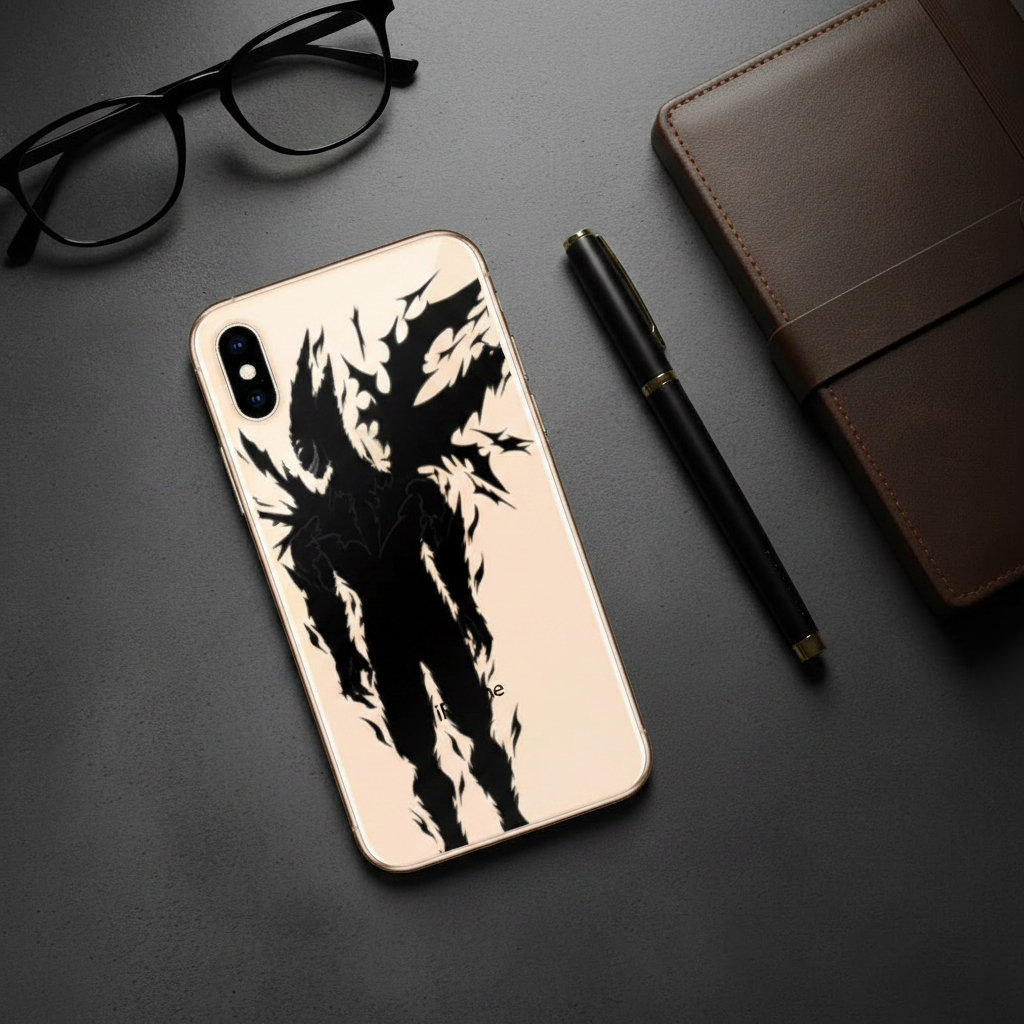 iPhone case flat lay mockup
