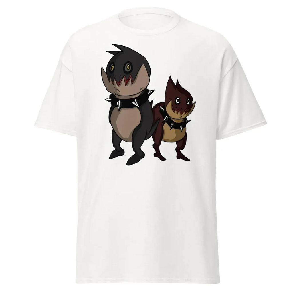 Premium Heavy WispyFriends T-Shirt WhiteOnly - BlackWisp.Studio