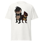 Premium Heavy WispyFriends T-Shirt WhiteOnly - BlackWisp.Studio