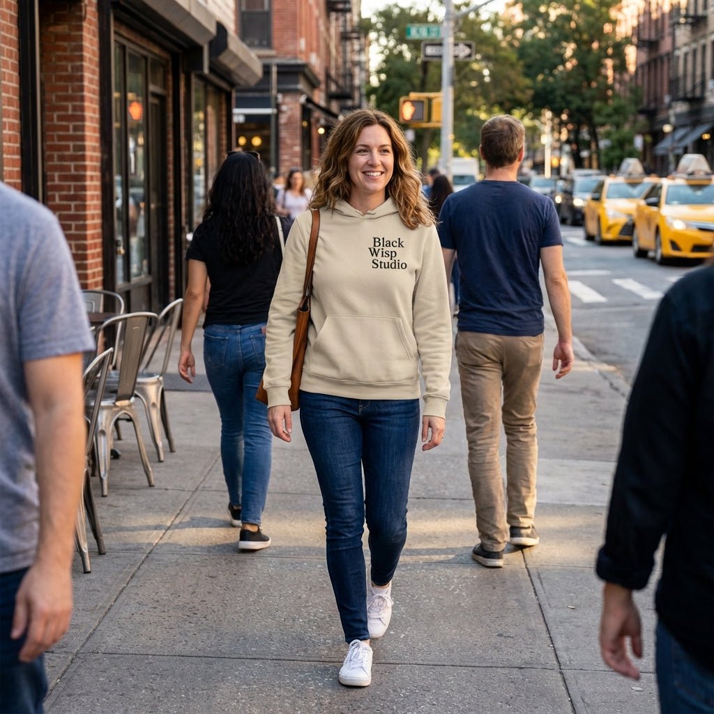 Premium Organic Represent/Wispyfriends Hoodie - BlackWisp.StudioT - SHIRTBlackWisp.StudioBlackWisp.Studio
