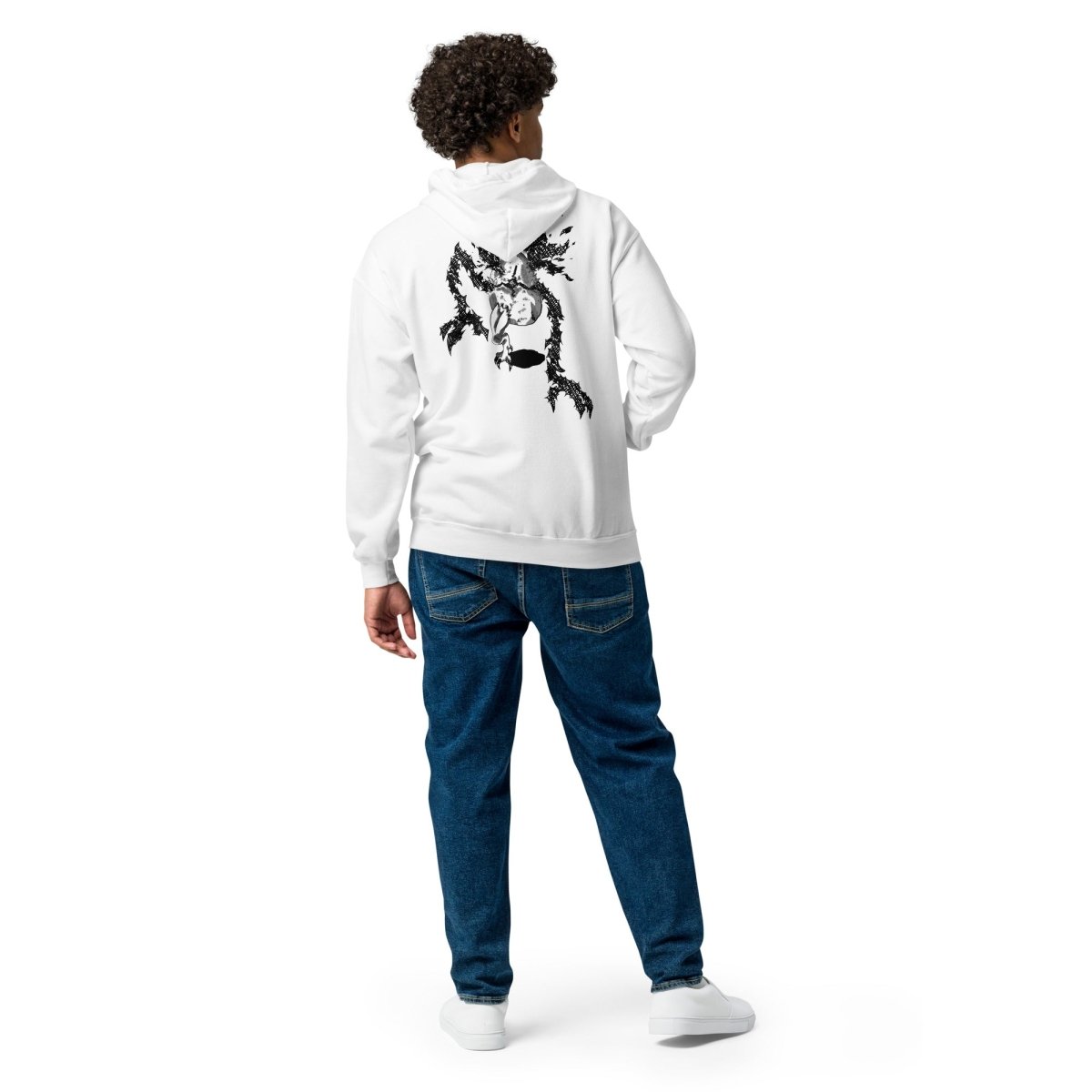 Premium Represent Zip - Hoodie White - BlackWisp.StudioHoodyBlackWisp.StudioBlackWisp.Studio