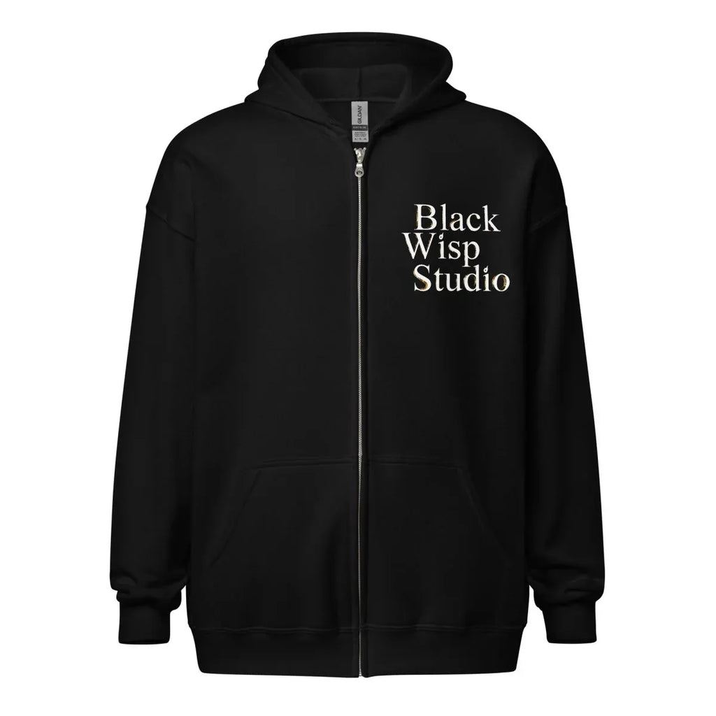 Premium Represent/Demon Zip-Hoodie Black - BlackWisp.Studio