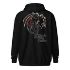 Premium Represent/Demon Zip-Hoodie Black - BlackWisp.Studio