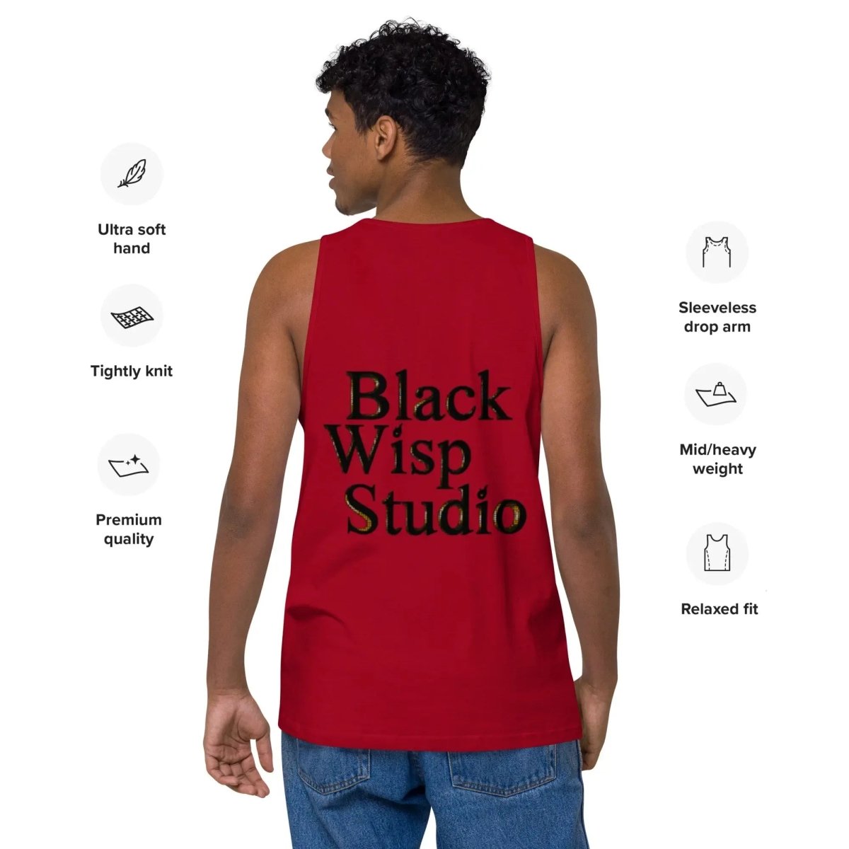 Wisp - Walker TankTop - BlackWisp.StudioTanktopBlackWisp.StudioBlackWisp.Studio
