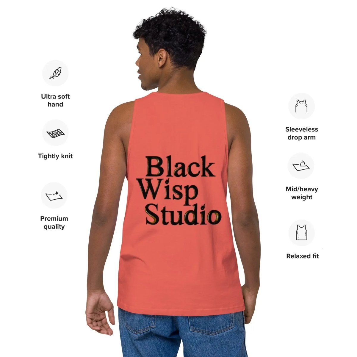 Wisp - Walker TankTop - BlackWisp.StudioTanktopBlackWisp.StudioBlackWisp.Studio